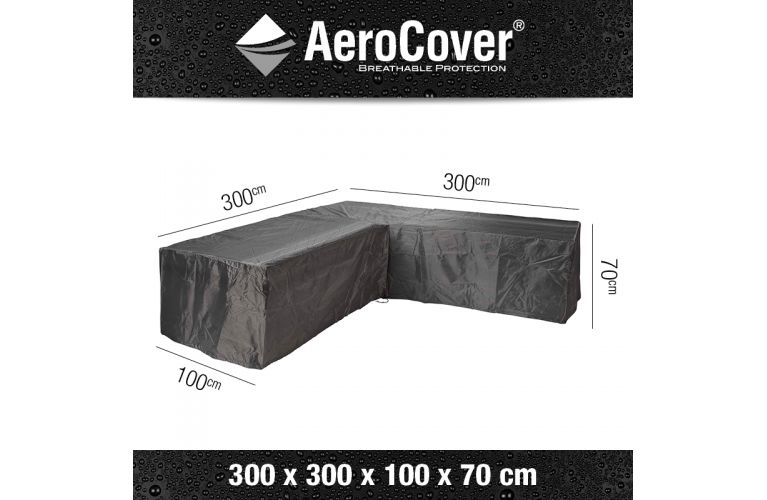 Aerocover beschermhoes L-shape loungeset 300x300cm - afbeelding 1