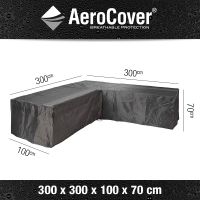 Aerocover beschermhoes L-shape loungeset 300x300cm - afbeelding 1
