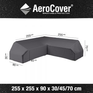 Aerocover beschermhoes platform loungeset 255x255cm - afbeelding 1