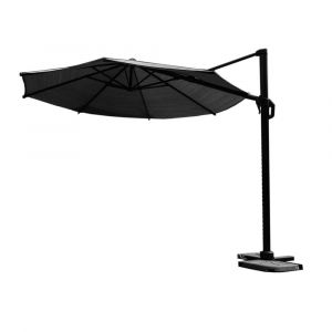 Coolfit zweef parasol plus 350cm antraciet - afbeelding 1