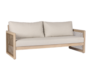 Max & Luuk Brain sofa 190cm aged teak - rope - afbeelding 1
