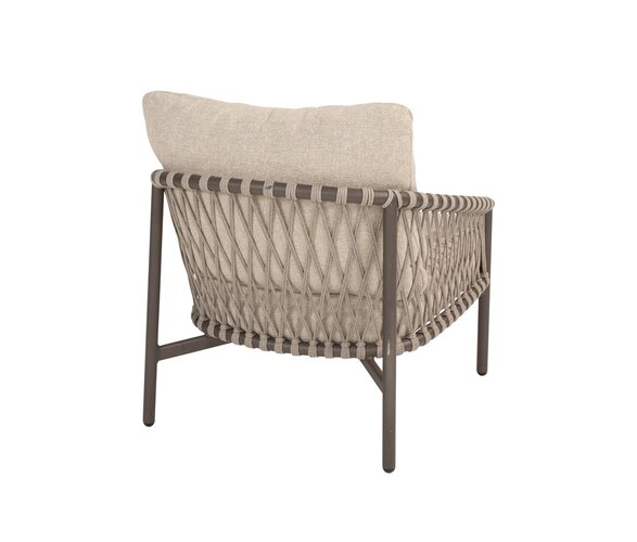 4so Allora 3-delige loungeset compact rope - frame terra - afbeelding 4