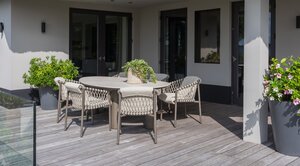 4so Allora 7-delige dining set dining - Arizona round table showroomverlater - afbeelding 6