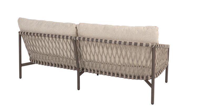 4so Allora loungebank 3-zits rope - frame terra - afbeelding 2