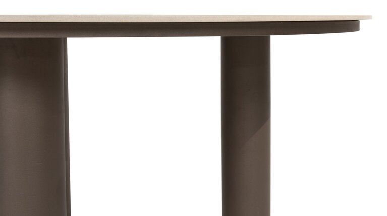 4so Arizona  dining tuintafel pebble 240x120cm organisch ceramic - afbeelding 4