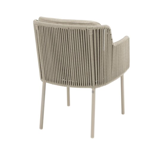 4so Bernini dining tuinstoel latte - Volga amber - afbeelding 4