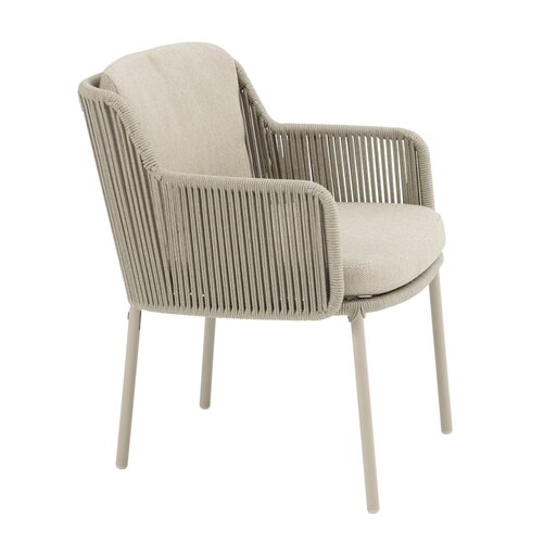 4so Bernini dining tuinstoel latte - Volga amber - afbeelding 2