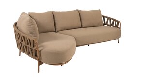 4so Biarritz 2-delige loungebank met island rope - frame amber - afbeelding 1