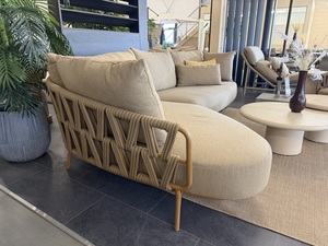4so Biarritz 2-delige loungebank met island rope - frame amber Op=Op - afbeelding 2