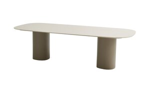 4so Bosco dining tafel 240x105cm keramiek - aluminium mocca