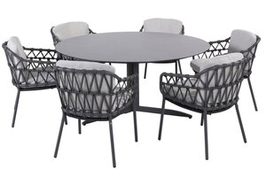 4so Calpi dining tuinstoel rope nog slechts 2 stuks - afbeelding 6