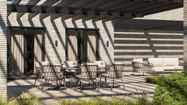 4so Calpi dining tuinstoel rope nog slechts 2 stuks - afbeelding 7