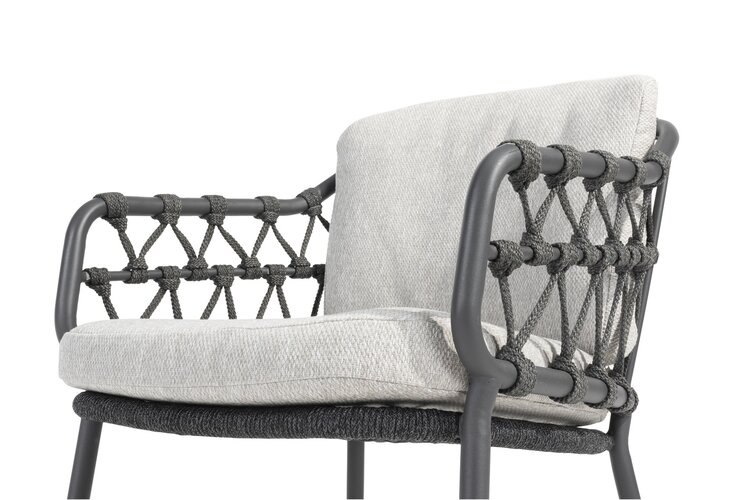 4so Calpi dining tuinstoel rope nog slechts 2 stuks - afbeelding 5