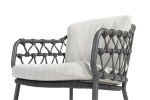 4so Calpi dining tuinstoel rope nog slechts 2 stuks - afbeelding 5