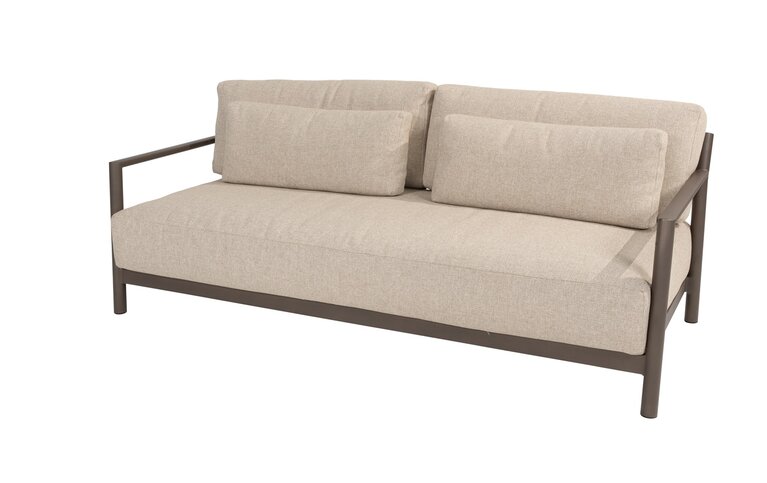 4so Capresi 3- seater loungebench alu terre