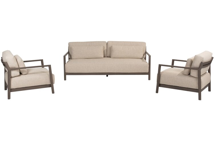 4so Capresi 5-delige loungeset alu terre showroomverlater - afbeelding 4