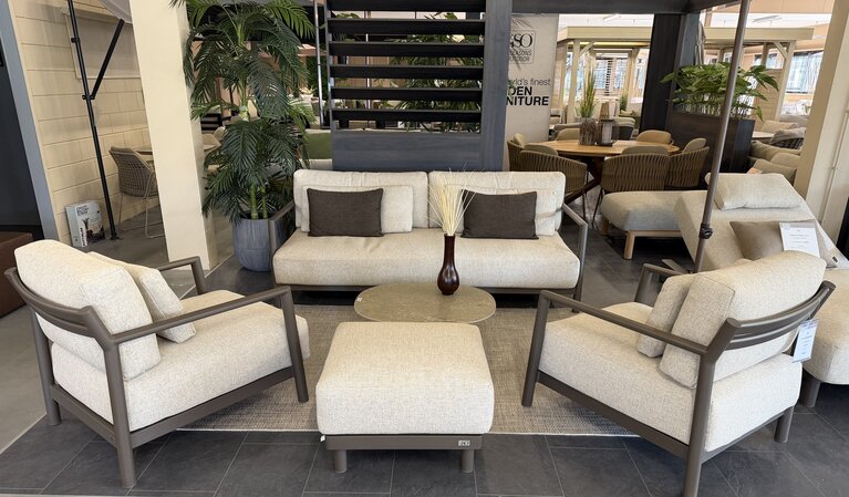 4so Capresi 5-delige loungeset alu terre showroomverlater - afbeelding 1