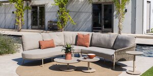 4so Comino 3-delige organische hoekloungebank latte  SHOWROOMVERLATER - afbeelding 6