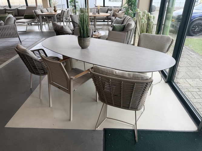 4so Denia 7-delige mixed dining set showroomverlater - afbeelding 1