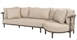 4so Ezra loungebank xl - loungeset 2dlg rope - frame terre laatste set - afbeelding 1