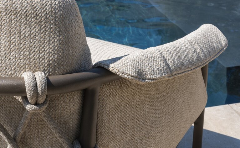 4so Ezra loungechair rope - frame terra - afbeelding 5