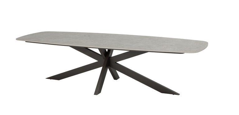 4so Fabrice 7-delige diningset keramiek - rope - frame terre - afbeelding 2
