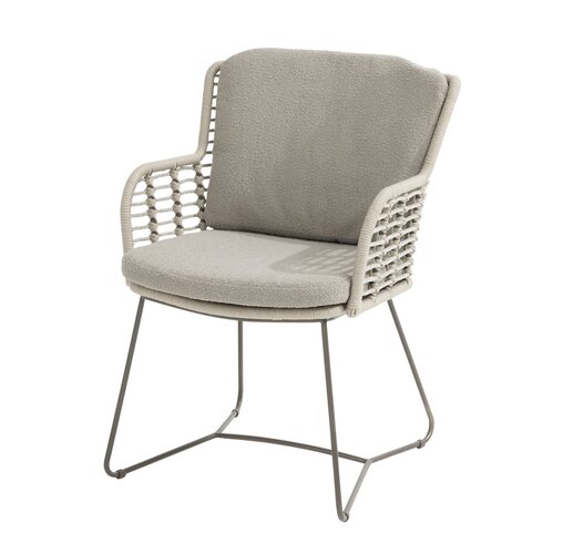 4so Fabrice 7-delige diningset keramiek - rope - frame terre - afbeelding 4