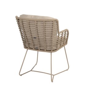 4so Fabrice 9-delige diningset keramiek - rope - frame latte - afbeelding 5