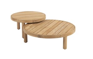4so Finn coffeetable 60cm rond teak - afbeelding 2