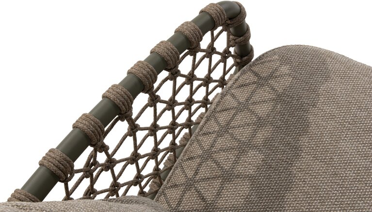 4so Jura 3-delige loungeset rope - frame olive op=op - afbeelding 5