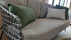 4so Jura 3-delige sofa loungeset rope - frame olive op=op - afbeelding 2