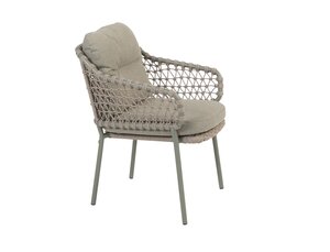 4so Jura 5-delige dining set rond rope - frame olive showroomverlater - afbeelding 4