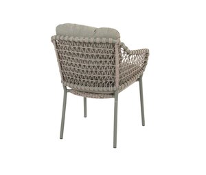 4so Jura 5-delige dining set rond rope - frame olive showroomverlater - afbeelding 3