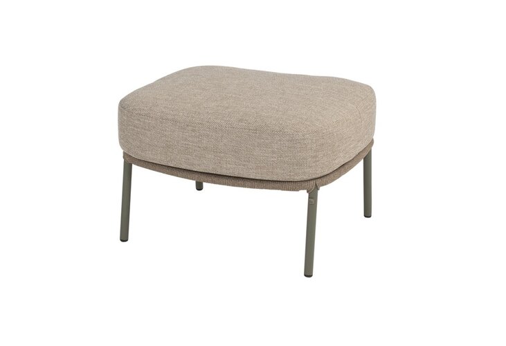 4so Jura footstool rope - frame olive