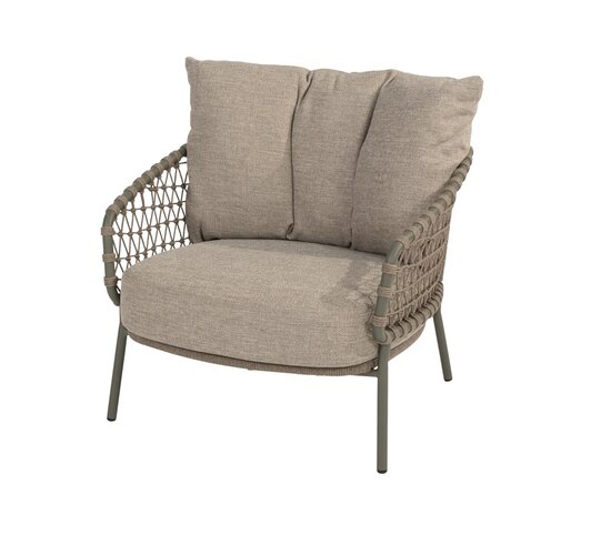 4so Jura living chair rope - frame olive