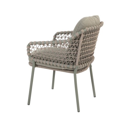 4so Jura stacking chair rope - frame olive OP=OP - afbeelding 2