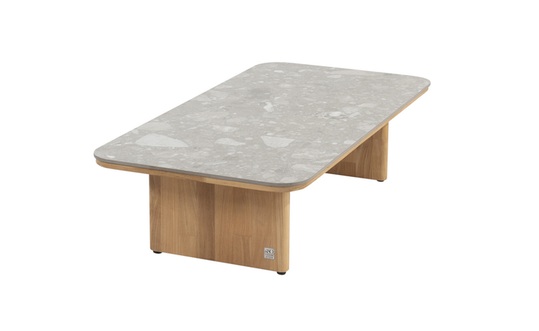 4so Lucas coffee table 120x60cm terrazo top