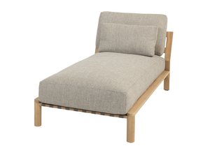 4so Lucas daybed natural teak - afbeelding 1