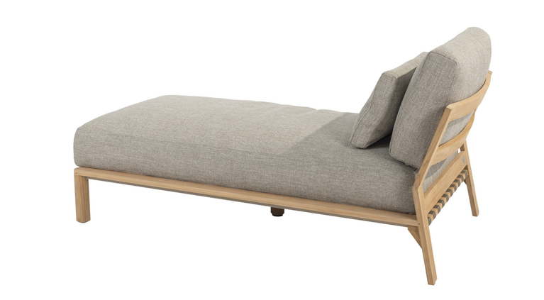 4so Lucas daybed natural teak - afbeelding 3