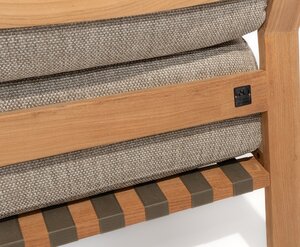 4so Lucas daybed natural teak Showroomverlater - afbeelding 6