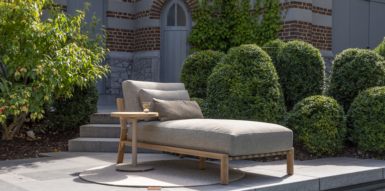 4so Lucas daybed natural teak Showroomverlater - afbeelding 7
