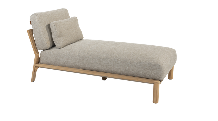 4so Lucas daybed natural teak Showroomverlater - afbeelding 2