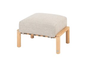 4so Lucas footstool natural teak - afbeelding 1