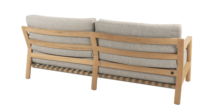 4so Lucas living bench 3-seater natural teak - afbeelding 2