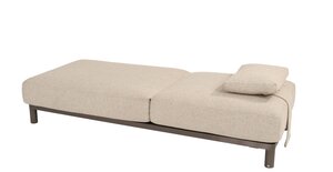 4so Madeira sunbed terre incl kussen ipanema zand en hoofdkussen - afbeelding 3