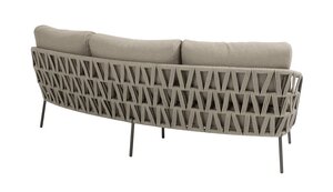 4so Mallorca low dining bench 222cm set curved terre - afbeelding 2
