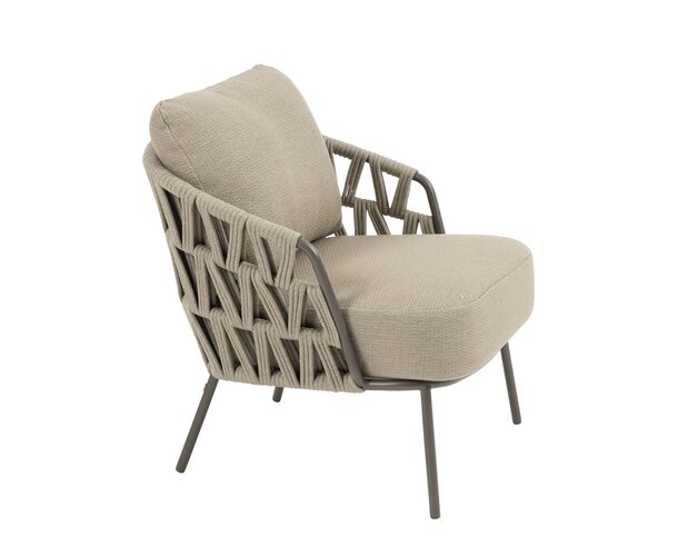 4so Mallorca low dining chair curved terre - afbeelding 2