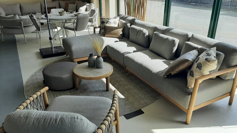 4so Marie 3-delige loungebank natural teak OP=OP - afbeelding 3