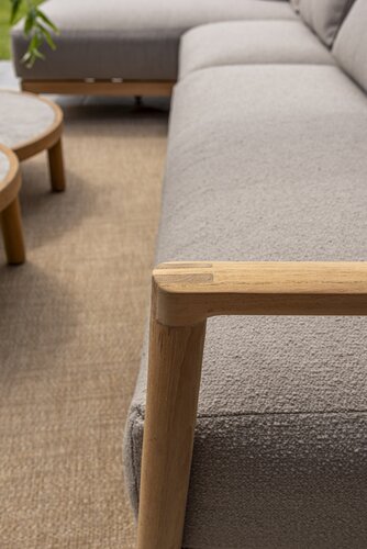 4so Marie 3-delige loungebank natural teak SHOWROOMVERLATER - afbeelding 4