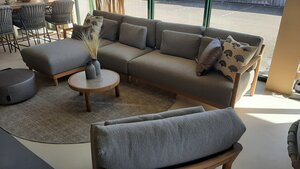 4so Marie 3-delige loungebank natural teak SHOWROOMVERLATER - afbeelding 2
